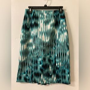 Fun print midi skirt